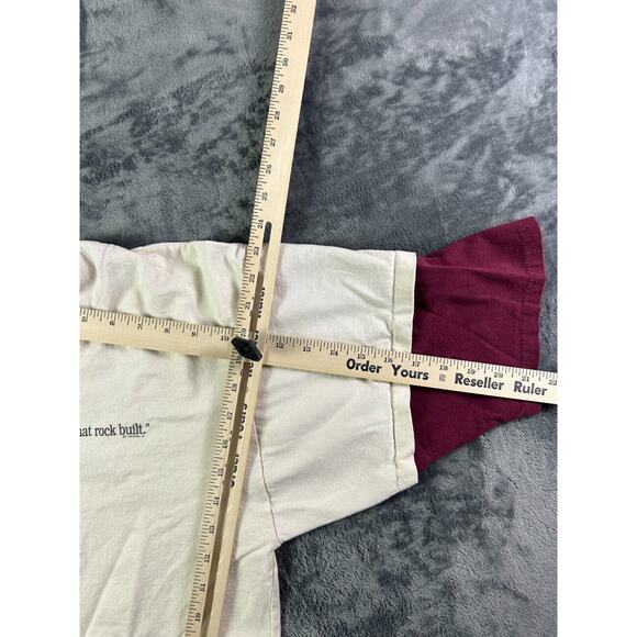 Vintage '95 Rock and Roll Hall of Fame Single Stitch Baseball Jersey Tee Men’s L - Picture 8 of 9